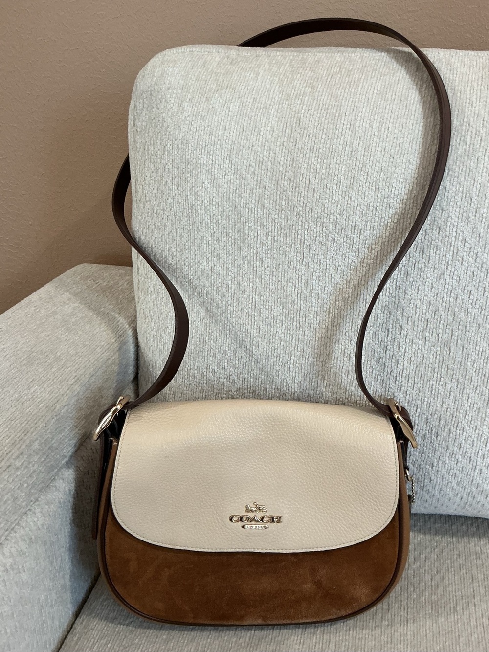 Coach Macie Saddie Bag in Colorblock